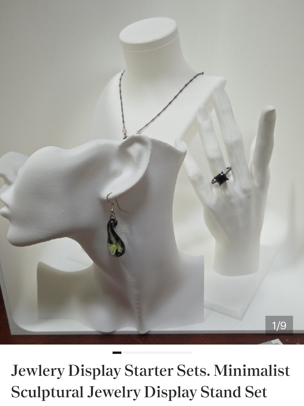 Jewelery Mannequins- 3D Printed/In Your Choice Of Color 💎 - Picture 3 of 6